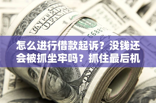 北京怎么进行借款起诉？没钱还会被抓坐牢吗？抓住最后机会！