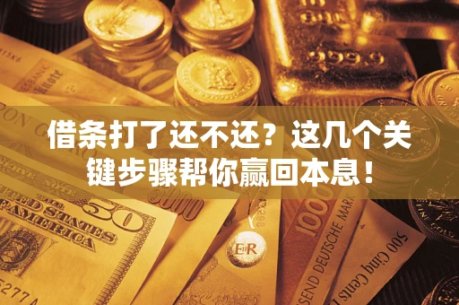北京借条打了还不还？这几个关键步骤帮你赢回本息！