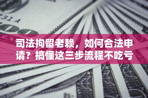 北京司法拘留老赖，如何合法申请？搞懂这三步流程不吃亏！