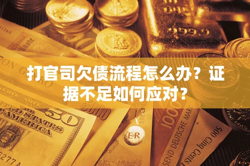 北京打官司欠债流程怎么办？证据不足如何应对？