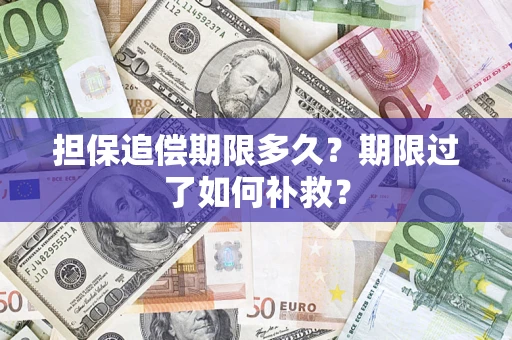 北京担保追偿期限多久？期限过了如何补救？