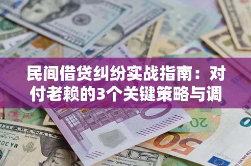 北京民间借贷纠纷实战指南：对付老赖的3个关键策略与调解盲区解析
