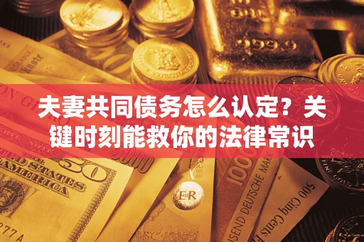 北京夫妻共同债务怎么认定？关键时刻能救你的法律常识